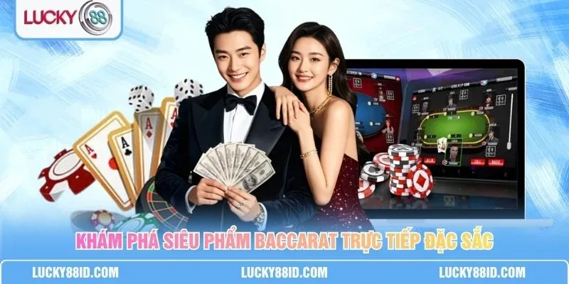 Minh hoạ cách tính điểm và ba cửa cược Player, Banker, Tie