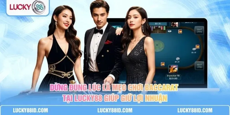 Minh hoạ luật chia bài và cách tính điểm trong Baccarat