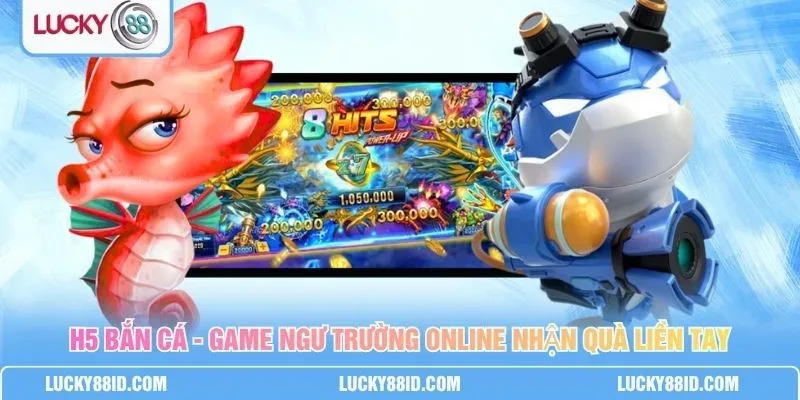 Người chơi chọn phòng và điều chỉnh súng trong game săn cá H5
