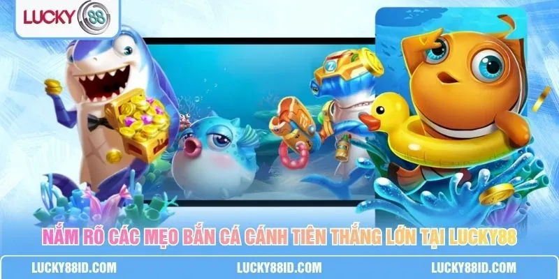 Người chơi ngắm bắn đàn cá và quản lý quỹ đạn theo mẹo săn thưởng